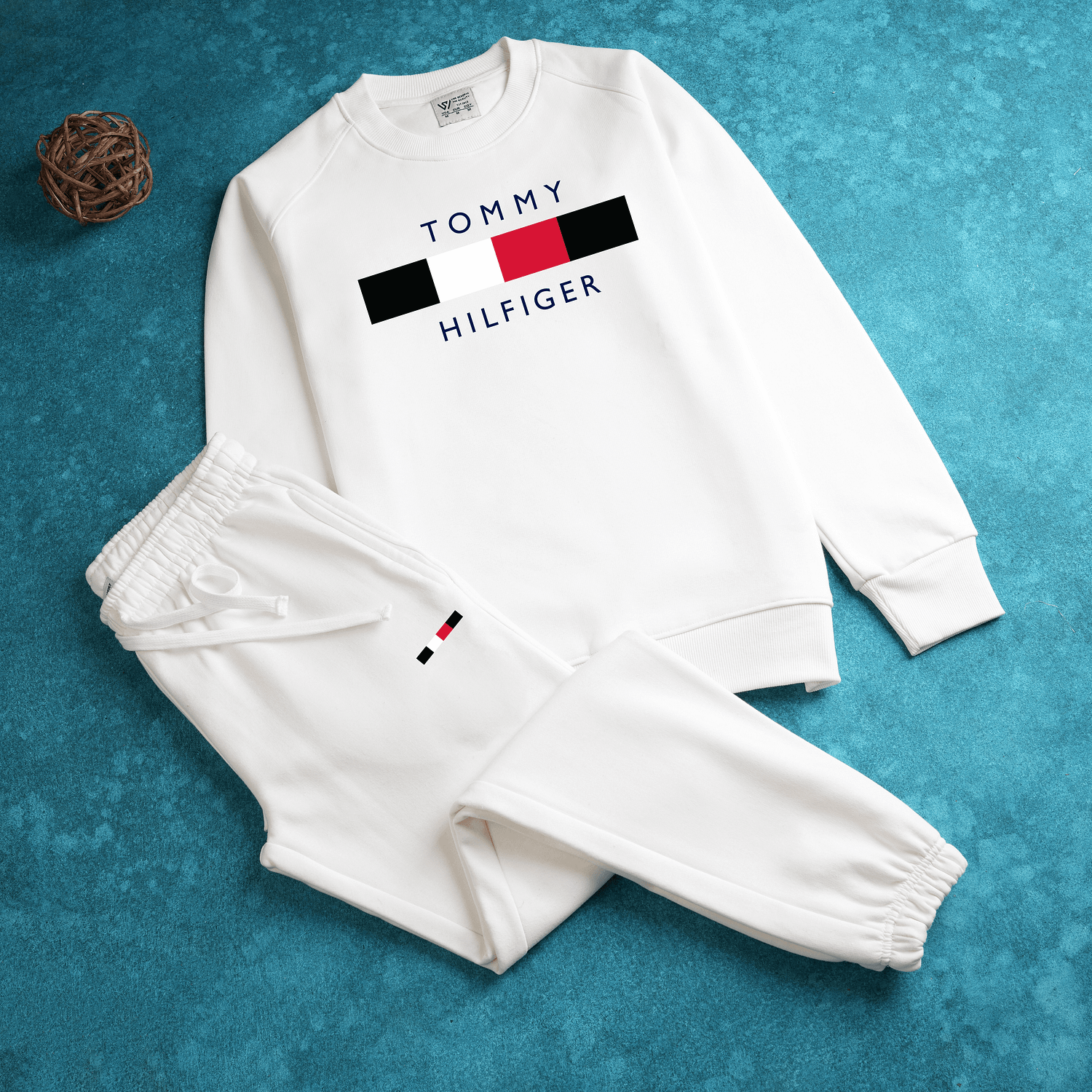 White tracksuit Tommy